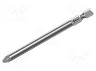 Screwdriver bit; Pozidriv®; PZ1; Overall len: 127mm WERA