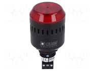 Signaller: lighting-sound; 24VDC; 24VAC; LED; red; IP65; Ø45x83mm AUER SIGNAL