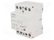 Contactor: 4-pole installation; 63A; 230VAC,220VDC; NO x4 ISKRA