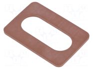 Flat gasket; IP65; NBR caoutchouc; GM/GMN HIRSCHMANN