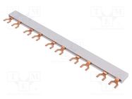 Busbar; 10mm2; Poles: 2; Urated: 240V,415V; Usurge rated: 4kV; fork EATON ELECTRIC