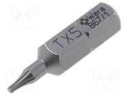 Screwdriver bit; Torx®; TX05; Overall len: 25mm WERA