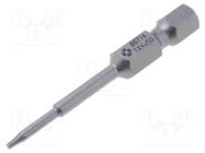 Screwdriver bit; Torx®; TX04; Overall len: 50mm WERA