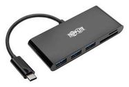 USB HUB W/CARD READER, 5-PORT, BUS POWER