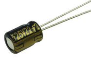 ALUMINUM ELECTROLYTIC CAPACITOR, 22UF, 20%, 25V, RADIAL LEADED