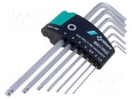 Wrench-set; Hex Plus key; 7pcs. WERA