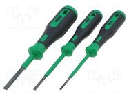 Kit: screwdrivers; slot; Size: 2,5x0,4mm,3,5x0,5mm,5,5x0,8mm WAGO