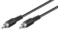 Mono RCA Connector Cable, 2 m - RCA male > RCA male