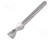 Drill bit; Ø: 4.95mm; L: 38.2mm; tungsten carbide; 1/8"; 3.175mm KEMMER PRAEZISION