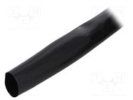 Insulating tube; PVC; black; -20÷125°C; Øint: 20mm; L: 10m; UL94V-0 SIGI