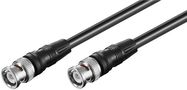 BNC Connector Cable (RG58), Shielded, 2 m, black - BNC male > BNC male