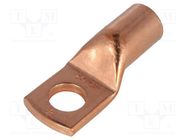 Tip: ring tube; M12; 70mm2; crimped; for cable; L: 43.5mm; copper ERGOM