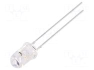 LED; yellow; 5mm; blinking; 5800÷6500mcd; 30°; 3÷5VDC; 20mA; 6.8Hz OPTOSUPPLY