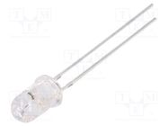 LED; 5mm; red; blinking; 5800÷6500mcd; 30°; 3÷5VDC; 20mA; 6.8Hz OPTOSUPPLY