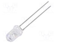 LED; 5mm; blue; 1560÷2180mcd; 60°; Front: convex; 2.7÷3.4V; 1.5÷2lm OPTOSUPPLY