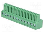 Pluggable terminal block; 3.81mm; ways: 12; straight; plug; female DEGSON ELECTRONICS