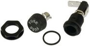 FUSE HOLDER, 6.3 X 32MM, PANEL MOUNT