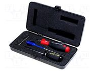 Kit: screwdriver bits; 10pcs; torque; Torque: 0.8÷5Nm; ±6% WIHA