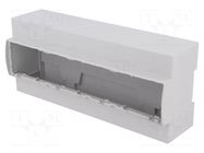 Enclosure: for DIN rail mounting; Y: 91mm; X: 213mm; Z: 62mm; grey ITALTRONIC