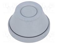 Grommet; Ømount.hole: 48mm; grey; Panel thick: 1÷4mm; L: 32mm ESSENTRA