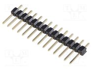 Connector: pin strips; pin header; male; PIN: 14; straight; 2.54mm CONNFLY