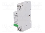 Contactor: 2-pole installation; 32A; 230VAC; NC x2 ISKRA