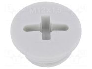 Stopper; M12; 1.5; IP54; polyamide; light grey; SKINDICHT®; 6mm LAPP