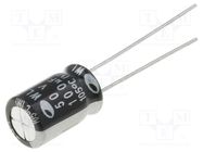 Capacitor: electrolytic; low ESR; THT; 100uF; 50VDC; Ø8x11.5mm SAMWHA