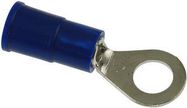 TERMINAL, RING TONGUE, STUD 10, CRIMP, BLUE