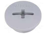 Stopper; M16; 1.5; IP54; polyamide; dark grey; SKINDICHT®; 7mm LAPP