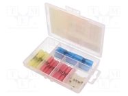 Kit: self-soldering sleeve wire splices; insulated; 30pcs. NINIGI