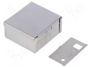 Enclosure: shielding; X: 50mm; Y: 54mm; Z: 26mm; steel TEKO