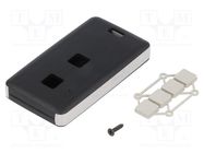 Enclosure: for remote controller; REMO-TEK; X: 39mm; Y: 71mm TEKO