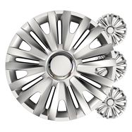 Car hubcaps 4pcs set Royal silver 15" COLOR BOX, Versaco