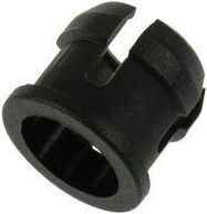 LED HOLDER, 0.3", BLACK, 5MM LED