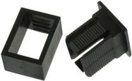 LED HOLDER, BLACK, RWXD RECTANGULAR LED