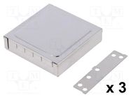 Enclosure: shielding; X: 68mm; Y: 68mm; Z: 17mm; steel TEKO