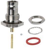 RF/COAXIAL, BNC BULKHEAD JACK STR 50 OHM SOLDER