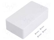 Enclosure: multipurpose; X: 70mm; Y: 125mm; Z: 39mm; COFFER; ABS; grey TEKO