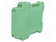 Enclosure: for DIN rail mounting; polyamide; green; terminals: 12 DEGSON ELECTRONICS