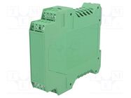 Enclosure: for DIN rail mounting; polyamide; green; terminals: 16 DEGSON ELECTRONICS