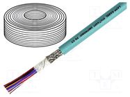 Wire: data transmission; UNITRONIC® FD CY; 10x0.14mm2; grey; Cu LAPP