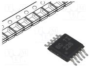 IC: instrumentation amplifier; VSSOP10; Features: 16bit ADC TEXAS INSTRUMENTS