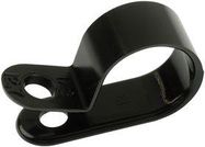 CABLE CLAMP, NYLON 6.6, 0.5", BLACK