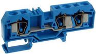 TERMINAL BLOCK, DIN RAIL, 3 POSITION, 24-8AWG