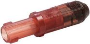 PLUG & SOCKET HOUSING, PLUG WIRE SPLICE, 1 POSITION, RED