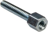 D SUB JACK SCREW, #4-40, 20.62MM