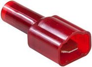 MALE DISCONNECT, 4.75MM, 22-18AWG, RED