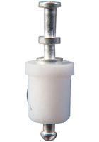 TERMINAL, TURRET, 1.52MM, SOLDER, WHITE