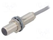 Sensor: inductive; OUT: PNP / NO; 0÷2mm; 12÷30VDC; M12; 2m; IP67 BALLUFF
